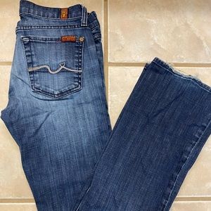 Women’s 7 for all mankind boot cut jeans